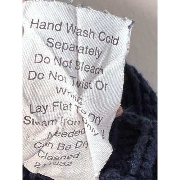 CAbi Twilight Blue Gray Ombre Sweater Knit Hi-Low Tank Top Size M - Picture 5 of 9